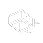 Точечный встраиваемый светильник Arte Lamp INVISIBLE A9284PL-1WH, 1хGU10