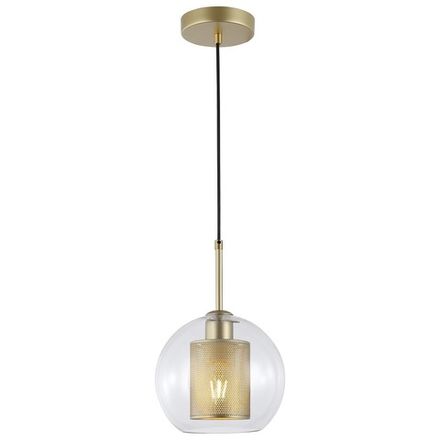 Подвесной светильник Escada 387/1S E27*60W Satin gold