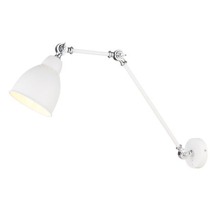 Бра Arte Lamp BRACCIO A2055AP-1WH, 1хE27