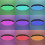 Citilux ENZO CL753513G LED RGB Светильник с пультом Серый + Белый