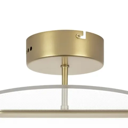 738033 Люстра ACRILE 14W LED 1034LM 120G ЗОЛОТО 3000K