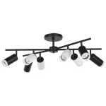 LR7283743640 Люстра RULLO 8х50W GU10 ЧЕРНЫЙ/БЕЛЫЙ (571728+214437-4+214436-4+202430-8)