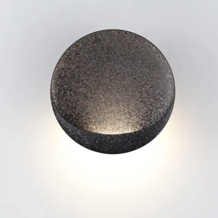 7003/7WL HIGHTECH ODL25 297 Настенный светильник черный ice crack/акрил IP44 LED 7W 231Лм 3000K CRI > 90 VELA