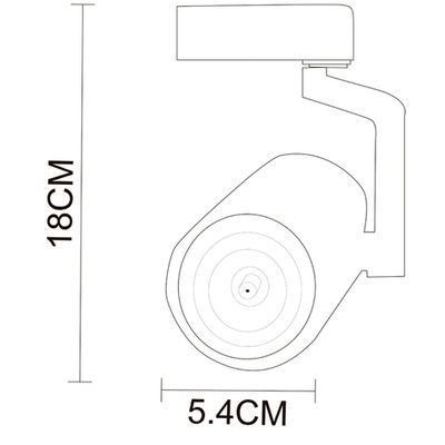 Трековый светильник Arte Lamp TRACCIA A2310PL-1WH, LED
