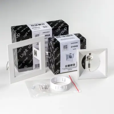 D51606WMOD Светильник DOMINO QUADRO под LED модуль/лампу МR16 (214516+214506+214006)