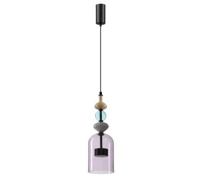 5046/12LA L-VISION ODL24 430 черный/фиолетовый/металл/стекло/керамика Подвес LED 12W 4000К 1400Лм PALLETA