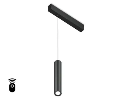 Светильник светодиодный диммируемый для шинопровода Magnetic 220V GL1432 BK черный IP20 10W 3000K-6400K 24° D35*240 H1500 (Без ПДУ)