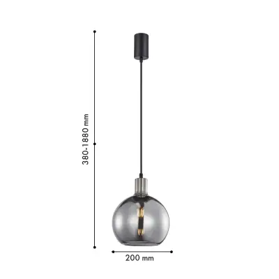 Подвес Dubbel 4355-1P, 1*E27*40W. ТМ F-Promo