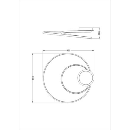 Потолочная люстра Arte Lamp MILLO A3893PL-30BK, 1хLED
