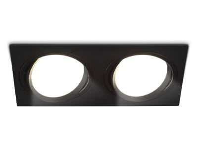 Светильник встраиваемый поворотный точечный TN51920/2 BK черный GX53 max 12W 220*115*23