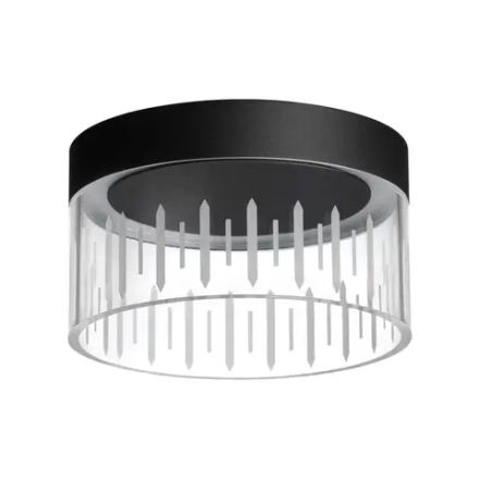 359004 OVER NT23 388 черный Светильник накладной светодиодный IP20 LED 4000K 18W 85-265V AURA