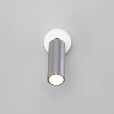 Настенный светодиодный светильник в стиле минимализм 20133/1 LED серебро