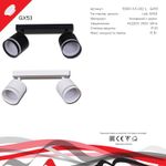 53001-9.5-002IL SPOT LIGHT GX53 WT светильник точ.