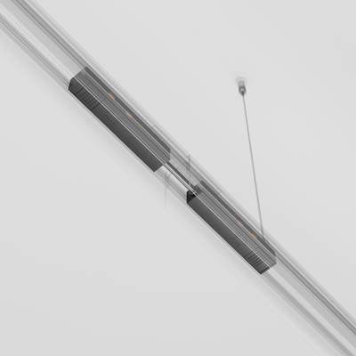 Коннектор питания прямой гибкий 5см Exility черный, TRA034CPC-42B-5. TM Maytoni