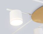 Светильник потолочный FL51759/8 WH/GD белый/золото GX53/8 max 12W 870*870*95