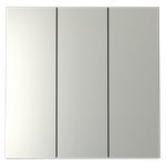 VLS000505 Клавиши для выключателя/переключателя трехклавишного, S70 (сталь). (ТМ Maytoni)