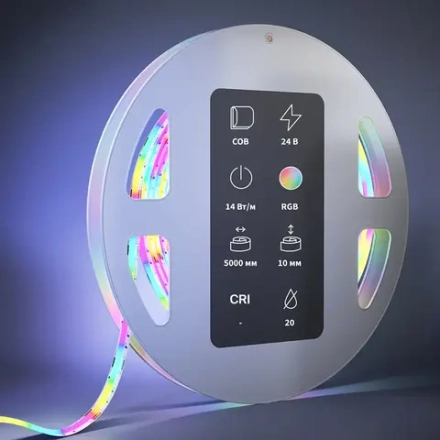 Светодиодная лента Ультра 24В COB 14Вт/м Цветная (RGB) 5м IP20 201217. TM Maytoni