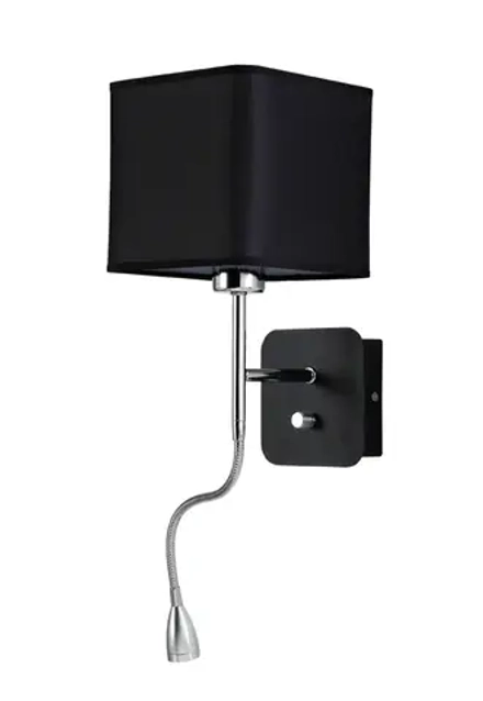 Бра Crystal Lux PACO AP2 CHROME/BLACK 3461/402