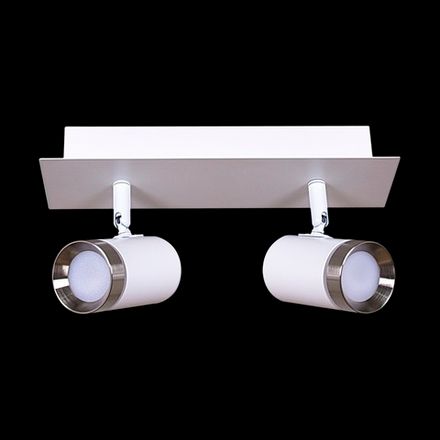 84281-9.5-002RT LED2*5W WT+SN светильник точ. поворотный