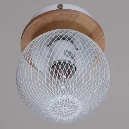 01565-3.3-01 WH+WOOD светильник потолочный Reluce, E27х1