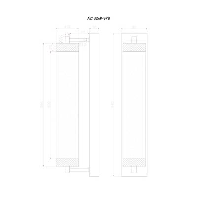 Настенный светильник Arte Lamp GALAXY A2132AP-9PB, 1хLED