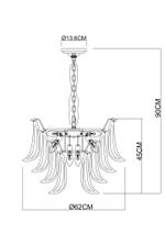 Подвесная люстра Arte Lamp MAYA A4072LM-9GO, 9хE14