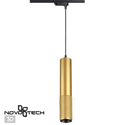 370771 PORT NT21 057 золото Однофазный трековый светильник, провод 1м IP20 GU10 50W 220V MAIS