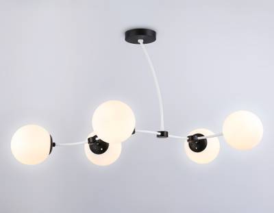 Подвесной светильник TR2546/5 WH/BK белый/черный E27/5 max 60W 950*600*450