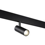 359203 SHINO NT23 078 черный Трековый светильник для низков. шинопровода IP20 LED 3000К 12W 48V 960Лм FLUM