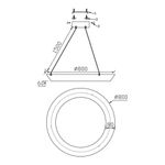 Подвесная люстра Ophelie FL1206-8P, LED