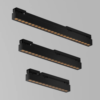 Уличный трековый светильник Точки / Points Exility IP 3000К 24Вт 36° черный, O-TR02-2-S-24WB3K. TM Maytoni