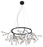 Светильник подвесной Crystal Lux EVITA SP45 D BLACK/TRANSPARENT 1690/245D