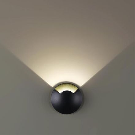 6662/1GL3 NATURE ODL25 729 черный/металл Встраиваемый грунтовый светильник IP67 LED 3W 3000K 12V/24V WALD (нужен драйвер 357781/357782)