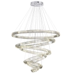 4930/260L L-VISION ODL24 593 хром/прозрачный металл/хрусталь Люстра LED 260W 4000K 30600Лм VEKIA