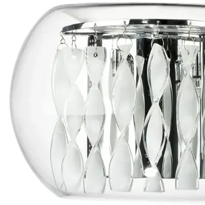752634 Бра ACQUARIO 3х20W G4 12V ХРОМ БЕЛ стекло Lightstar