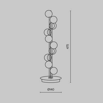 Настольный светильник Tessara 3000К 17Вт, MOD081TL-L14G3K. TM Maytoni