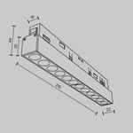 Трековый светильник Points Exility 3000K 12Вт 36°, TR031-2-12W3K-W. TM Maytoni