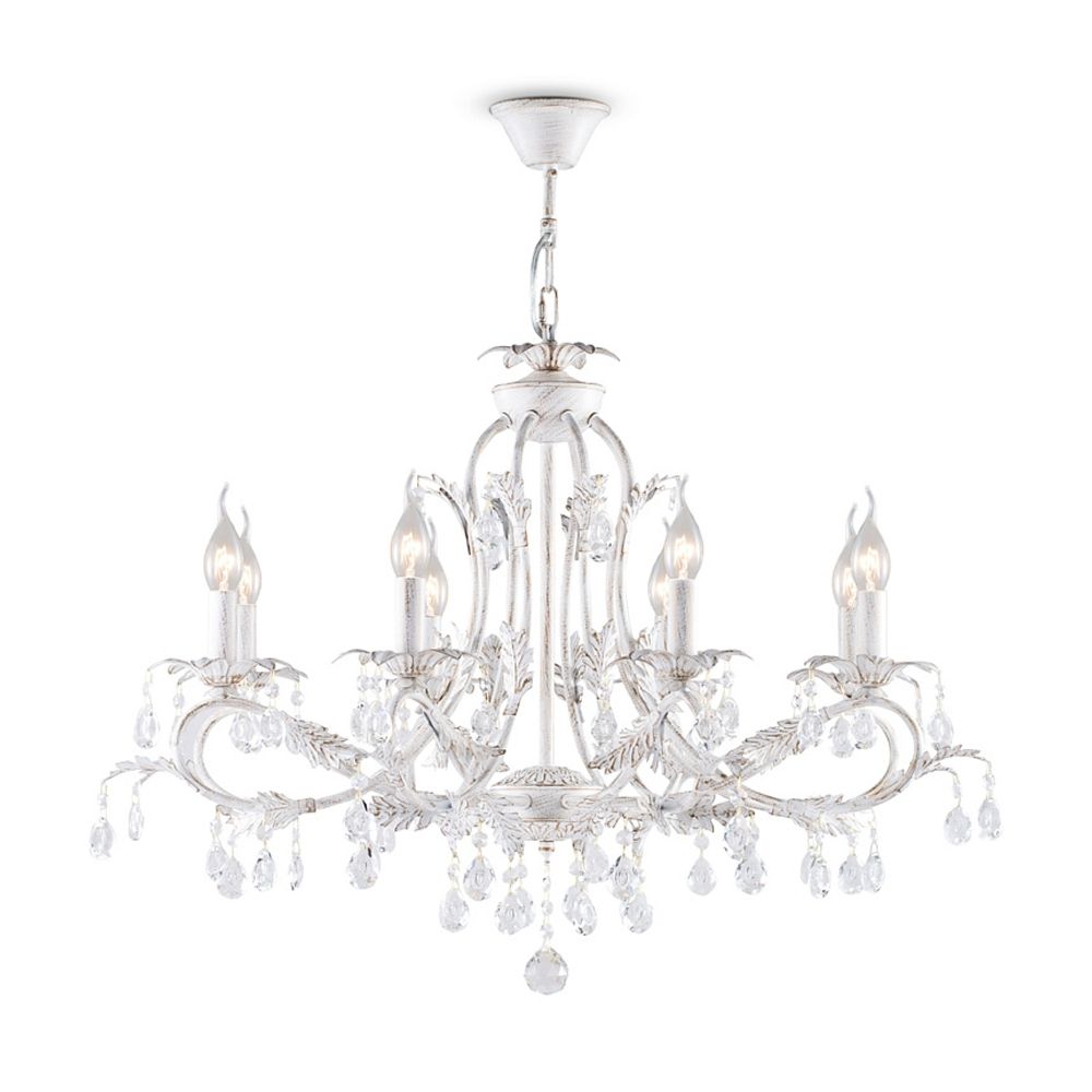 Люстра Dezi FR3040-PL-08-WG, E14х8. TM Maytoni