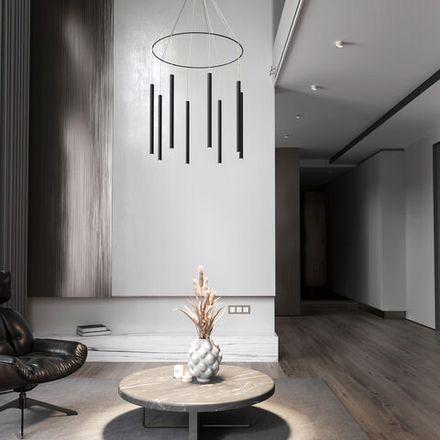 Светодиодный подвесной светильник с регулировкой высоты 301101 LED черный