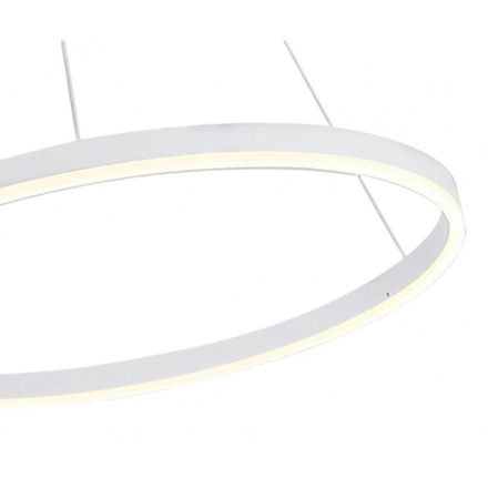 08214,01A(4000K) Подвес Тор белый d80 h150 Led 45W (4000K) 2 типа крепления
