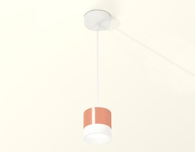 Комплект подвесного светильника GX53 с акрилом XP8122025 PPG/FR/SWH золото розовое полированное/белый матовый/белый песок GX53 (A2331, C8122, N8401)