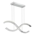 SL6206.103.44 Светильник подвесной ST-Luce Хром/Прозрачный LED 1*44W 3000K