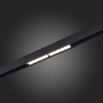 ST804.436.12 Магнитный трековый светильник Черный LED 1*12W 3000K 700Lm Ra>90 120° IP20 L220xW22xH46 48VV