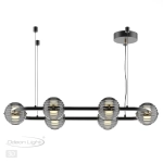 5041/60LA L-VISION ODL24 543 черн./золото/дымчатый/металл/стеко Люстра LED 60W 4000К 1526Лм TRONI