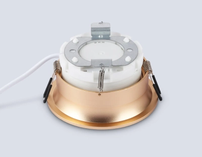 Светильник встраиваемый TN51815 GD золото GX53 max 15W D105*36