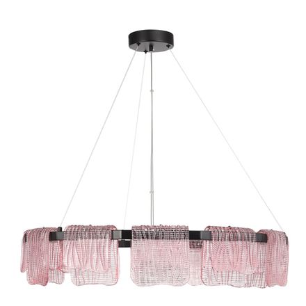 SL6021.403.66 Светильник подвесной ST-Luce черный/розовый LED 1*66W 4000K