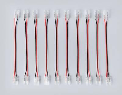 Соединитель гибкий двухсторонний для светодиодной ленты COB 12/24V (2 конт.) 150 мм GS7901 (10шт)