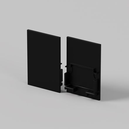 Комплект заглушек (для профиля 35×51) 2 шт., ALM-3551-B-EC 642063. TM Maytoni