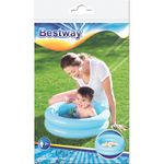 Бассейн детский надувной круглый 61*15 см, 21 л, 51061 Bestway