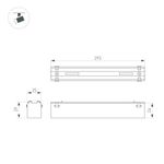 Светильник MAG-VIBE-FLAT-L293-12W Day4000-MIX (WH, 100 deg, 48V, TUYA Zigbee) (Arlight, IP20 Металл, 5 лет)